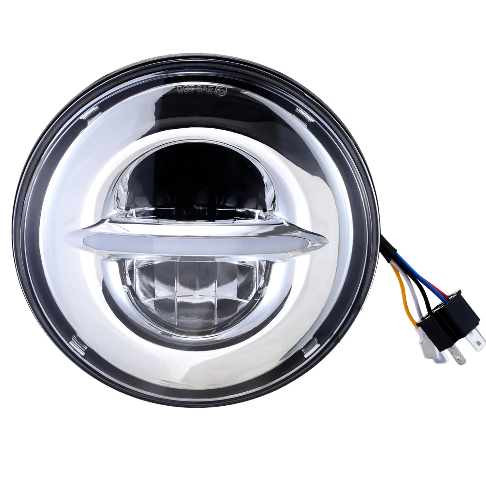 Auto motorcycle part flexible led drl/ daytime running light 7''LED Headlights for jeep wrangler jk for land rover road king, Black silver
Auto motorcycle part flexible led drl/ daytime running light 7''LED Headlights for jeep wrangler jk for land rover road king, Black silver