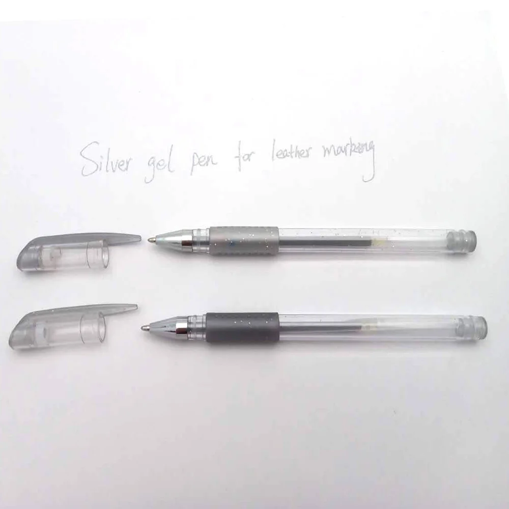 silver gel pen