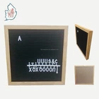 Home Decoration Use Wooden Frame Plastic 10x10" Felt Letter Board