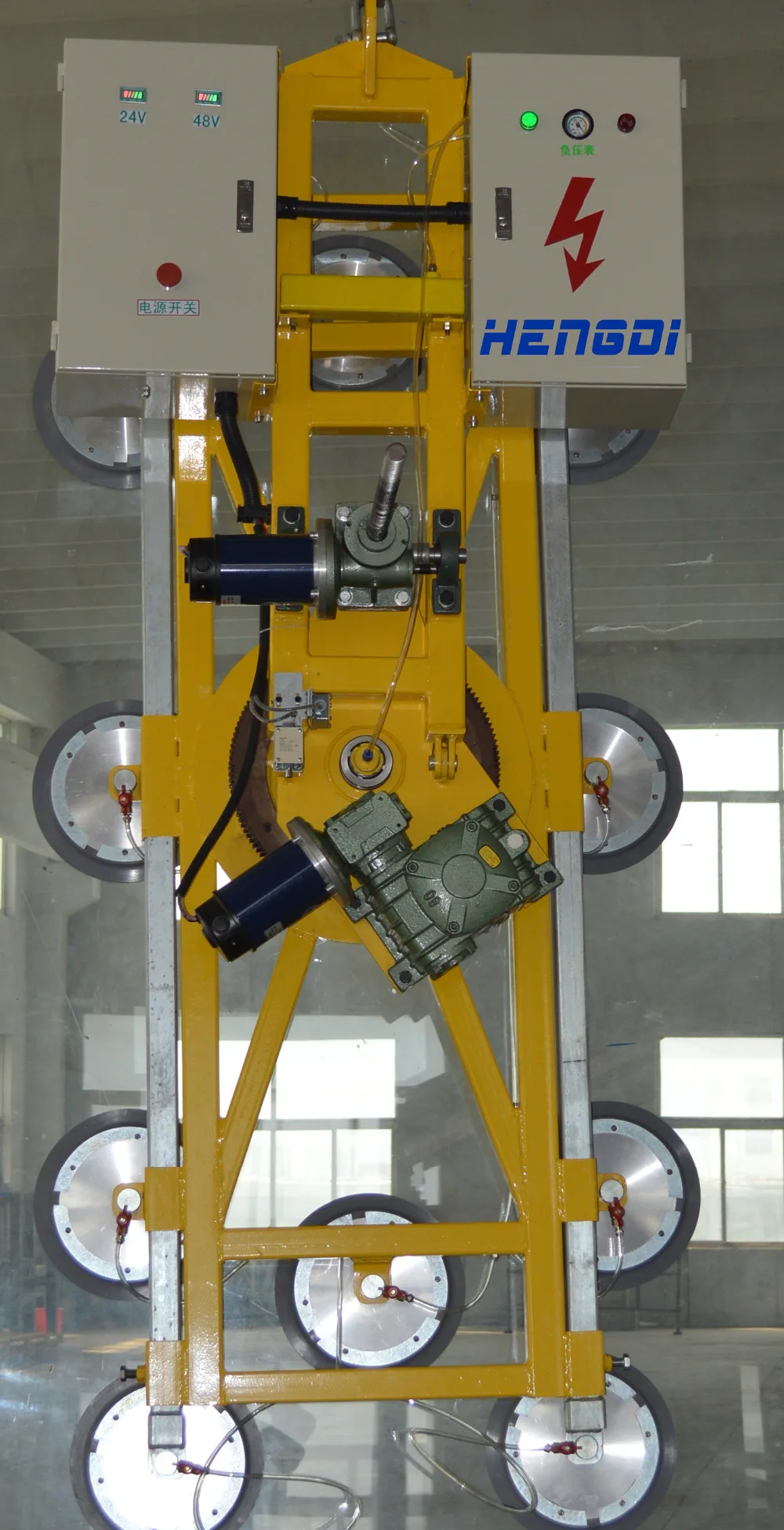 battery powered vacuum glass lifters