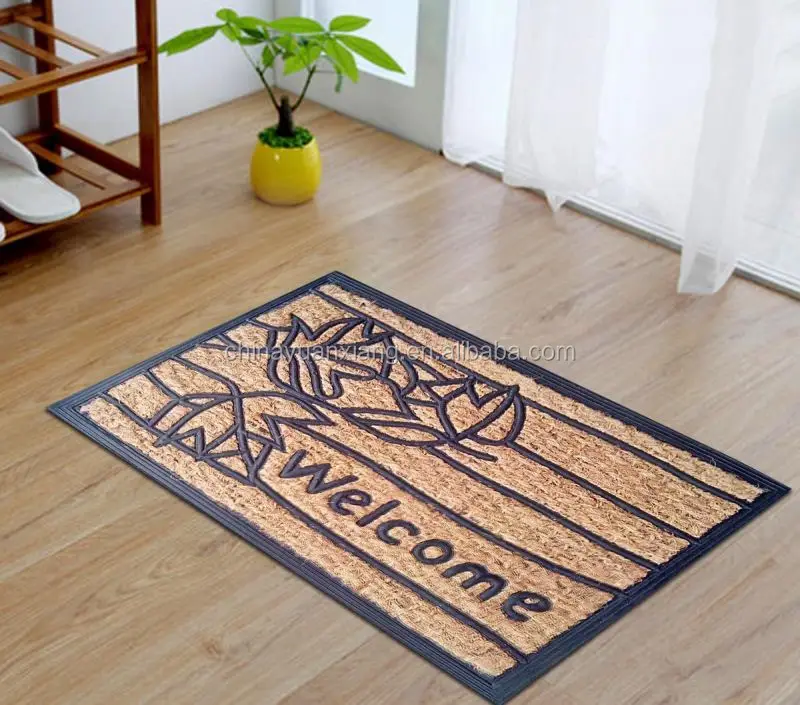 Indoor Outdoor Anti Slip Non Slip Coconut Fiber Doormat Buy Coconut