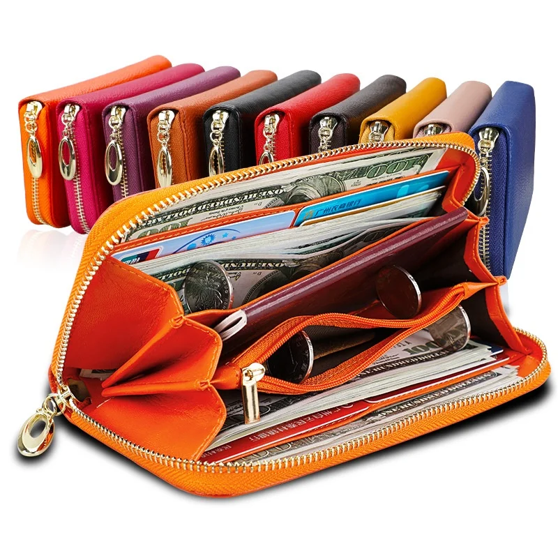 Classic Litchi Genuine Leather Wallet For Women Candy Colors Clutch Long Purse Fashion Female Phone Purse Money Bag New
Classic Litchi Genuine Leather Wallet For Women Candy Colors Clutch Long Purse Fashion Female Phone Purse Money Bag New