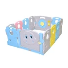 Newest Design Mamakids Indoor Space Plastic Baby Playpen Play Yard Fence 10+2 ( 5 panel X2 ) Safety Baby Center Play Pen