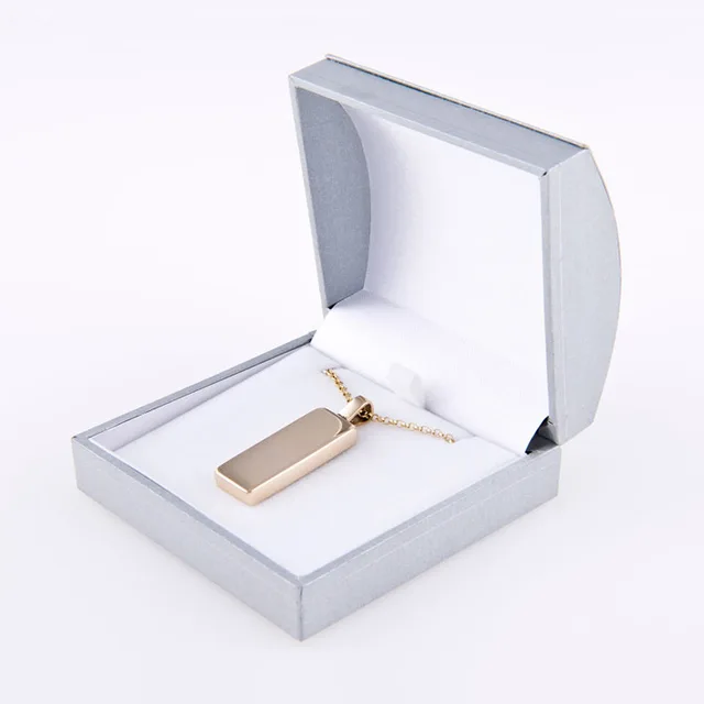 luxury custom logo printed gift paper jewelry box wholeslae
