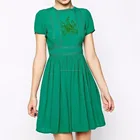 STb-0316 Summer lady embroidery casual dresses