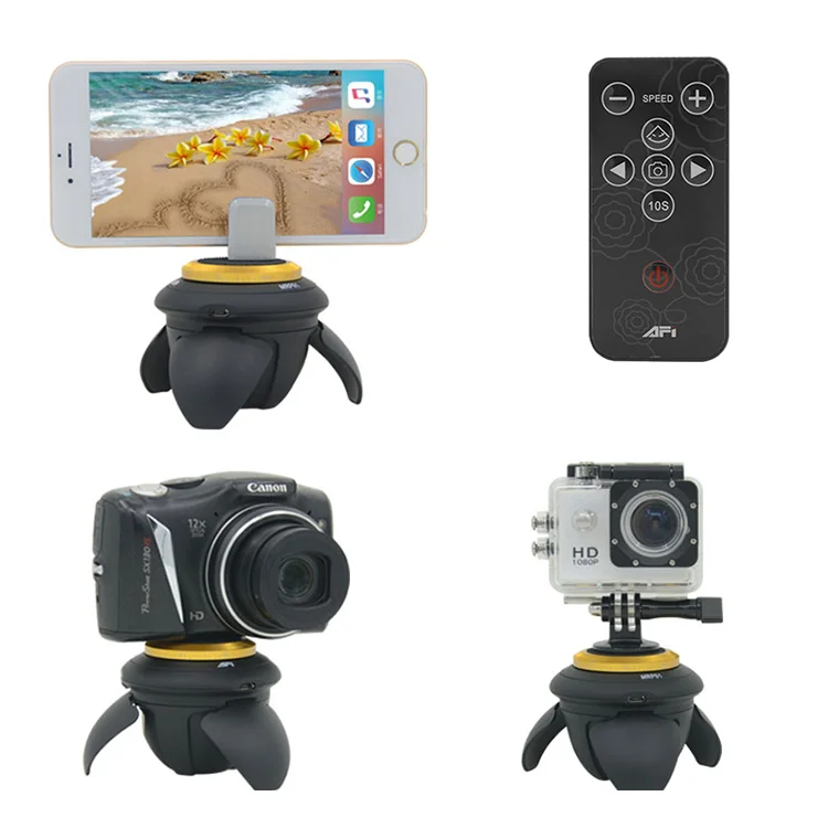 AFI Electronic Panorama Tripod time lapse bluetooth selfie robot Head for Camera and Phone
AFI Electronic Panorama Tripod time lapse bluetooth selfie robot Head for Camera and Phone