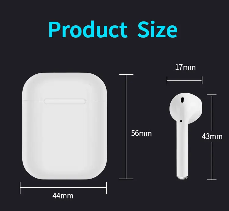 Audifonos Inalambricos tws i12 i24 With Pop-up Features Wireless For Apple Earpods - ANKUX.COM