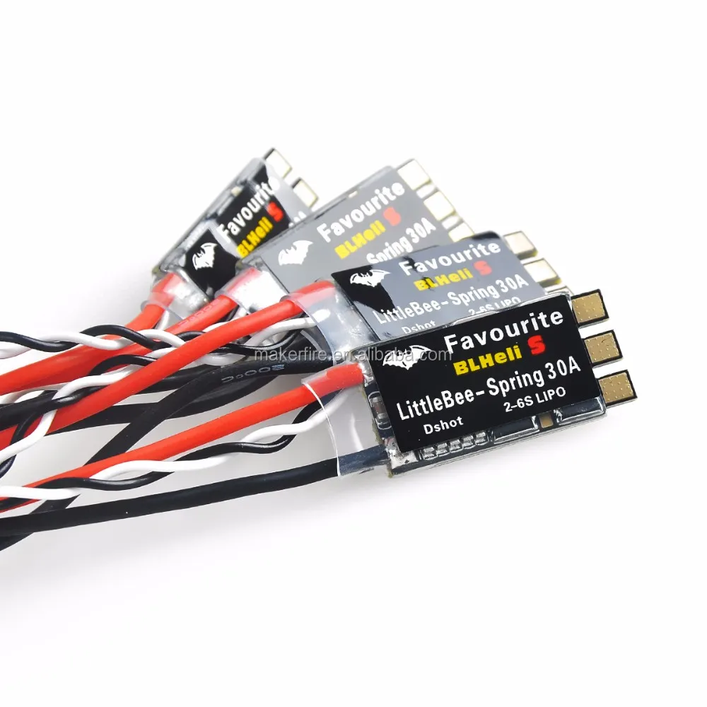 4pcs FVT LittleBee BLHeli_S SPRING ESC DSHOT 30A OPTO Electronic Speed Controller 2-6S Brushless3.jpg