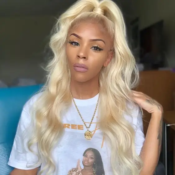 HD transparent lace Pre Plucked Body Wave 613 Blonde Lace Front Wig Blonde Hair Brazilian Body Wave Human Hair Wigs Blonde Color
HD transparent lace Pre Plucked Body Wave 613 Blonde Lace Front Wig Blonde Hair Brazilian Body Wave Human Hair Wigs Blonde Color