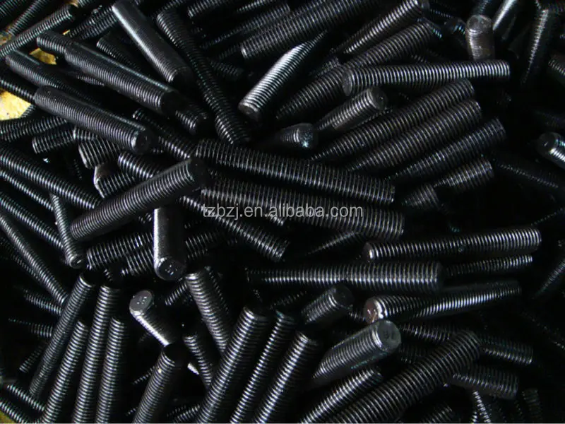 black finish a193 b7 threaded rod