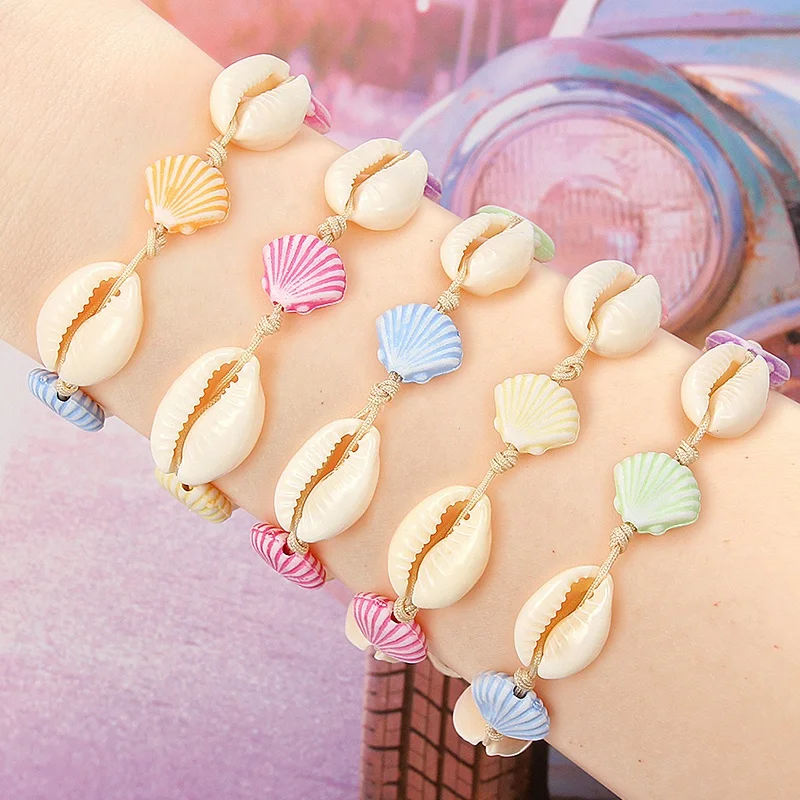 Shell Charms Crystal Beads Bracelets Set Adjustable Handmade Braid Tree of Life Bracelet for Women Ethnic Jewelry, Color
Shell Charms Crystal Beads Bracelets Set Adjustable Handmade Braid Tree of Life Bracelet for Women Ethnic Jewelry, Color