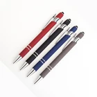 Hot Sale Soft Silicon Promotional Touch Screen Stylus Logo Ballpoint Pen