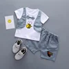 Baby clothes 2016 cool personality summer kids clothes sport baby clothing cotton boys brand children clothes set