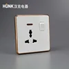 Top quality CE SASO approval Attached indicator light 13A universal electric switch socket