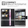 Synthetic Leather Wallet Mobile Phone Case Back Cover For Blackberry Passport Silver Edition