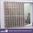 QINGM polyester soft sheer jacquard vertical blind fabric