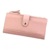 Lingyue SW1075 Fashionable 2019 Latest Design Trifold Women Soft Leather Wallets For Lady