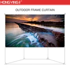 New Outdoors Portable Fast Fixed Frame Projector Screen Fabric Frame Projection Screen