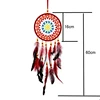 16cm Colorful Crochet Dream Catcher in Natural Crafts Home Decoration