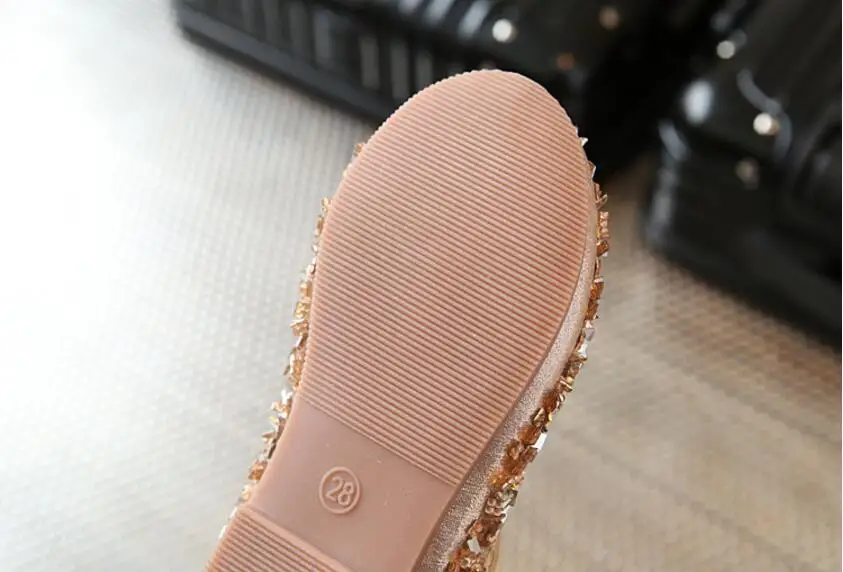 Girls diamond single shoes-22