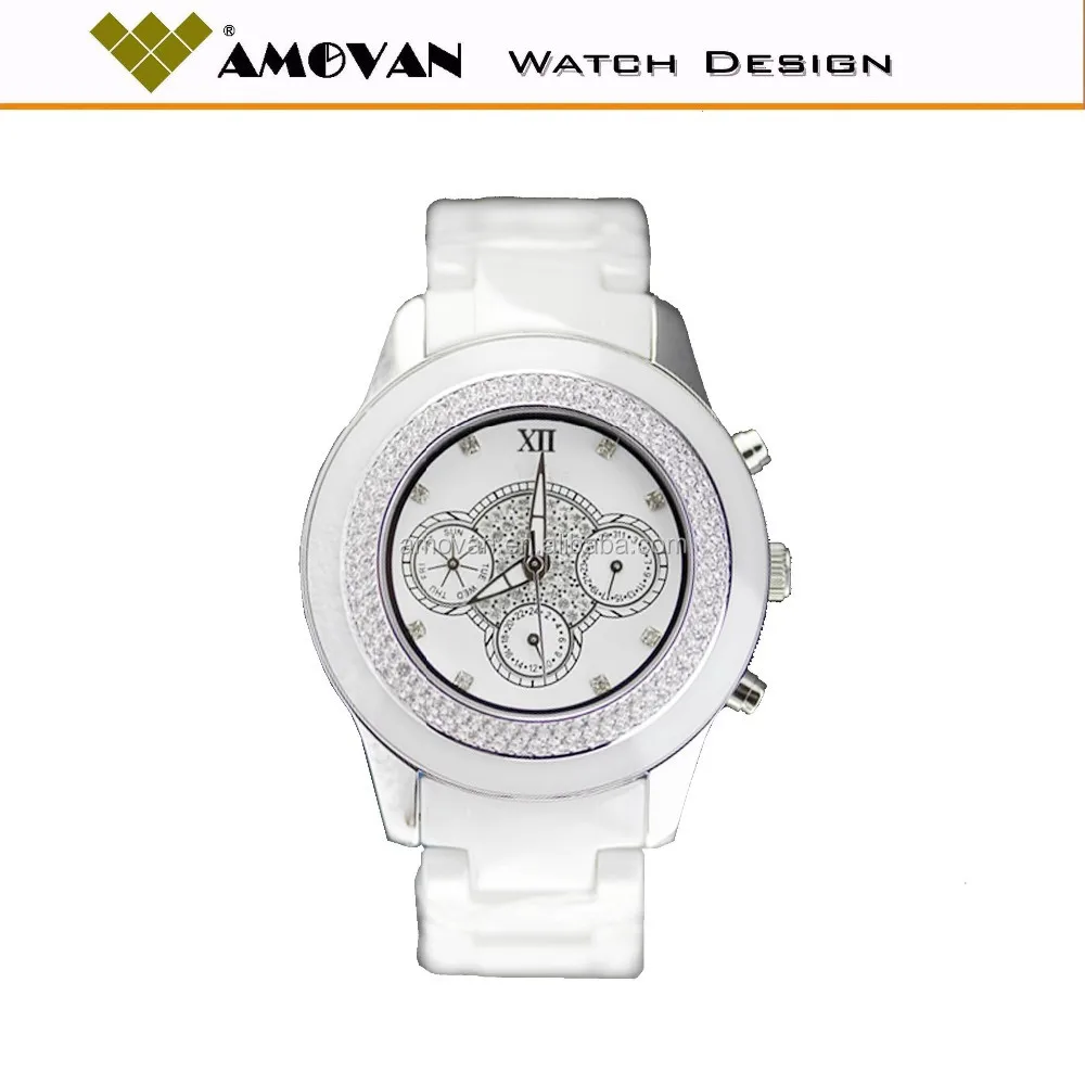 2015 Bell And Rose Quartz Watches Geneva Brand Watches Price Diamond Ladies Fashion Ceramic