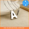 Latest initial letter pendant of stainless steel jewelry design for fashion Men and Women MJPLP-095