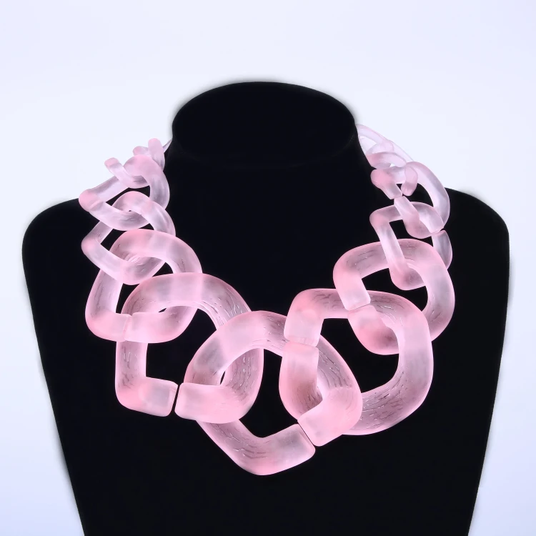 Acrylic material New model women fashion necklace