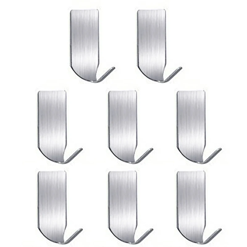 Strong 3M Self Adhesive Hooks Waterproof Wall Hanger Stainless Steel Key Hook for Robe Coat Towel Bags
Strong 3M Self Adhesive Hooks Waterproof Wall Hanger Stainless Steel Key Hook for Robe Coat Towel Bags