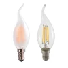 candle bulb frosted flame tip soft white indoor lightbulbs e12 110v led bulb