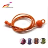 Customized quality 3mm round no tie shoelace with lock