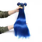 JP Hair Best Selling 100% Mongolian Virgin Blue Color Hair