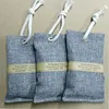 2017 New Burlap Air purifying bags bamboo charcoal activated carbon bags 100g shoes deodorizer wardrobe