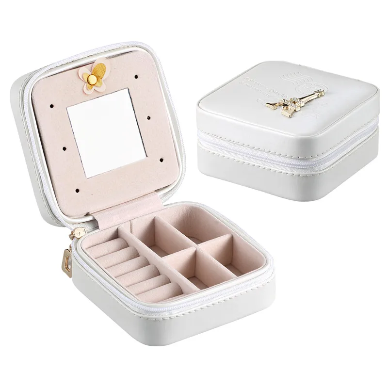 Custom Small Leather Velvet Travel Jewelry Box With Logo Zipper High Quality Jewelry Box Mini Storage Organizer Gift for Jewelry, Red;pink;black;white;silver
Custom Small Leather Velvet Travel Jewelry Box With Logo Zipper High Quality Jewelry Box Mini Storage Organizer Gift for Jewelry, Red;pink;black;white;silver