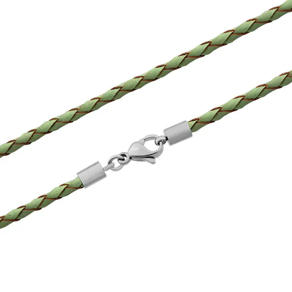 Stainless Steel Leather Necklace Chain With Lobster Clasp For Jewelry 2016 Fashion Necklaces Wholesale 12Colors Can Choose, Silver
Stainless Steel Leather Necklace Chain With Lobster Clasp For Jewelry 2016 Fashion Necklaces Wholesale 12Colors Can Choose, Silver