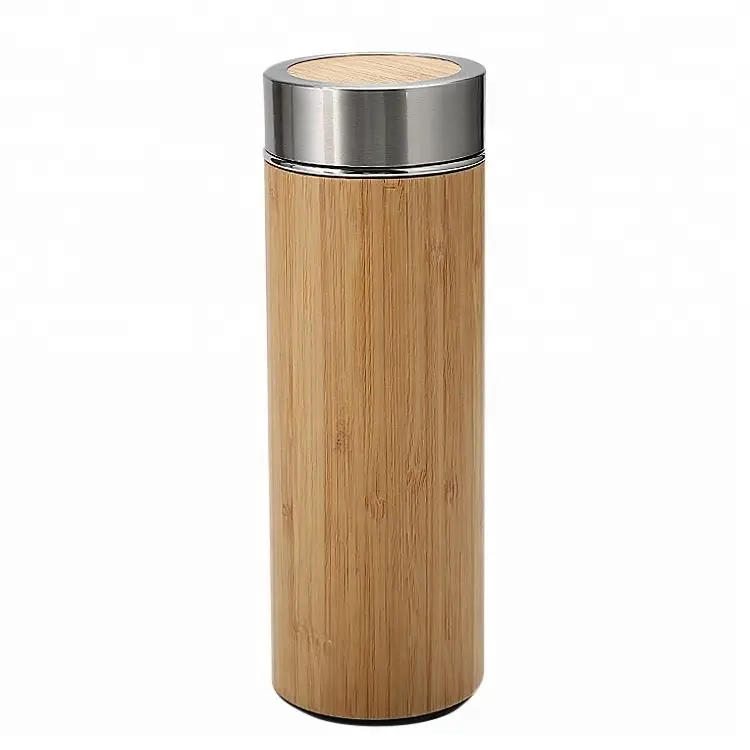 Natural Vacuum Insulated infuser bamboo thermos Stainless Steel bottle, Customizable
Natural Vacuum Insulated infuser bamboo thermos Stainless Steel bottle, Customizable