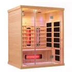 2-3 Person high tech health hemlock wood infrared sauna room