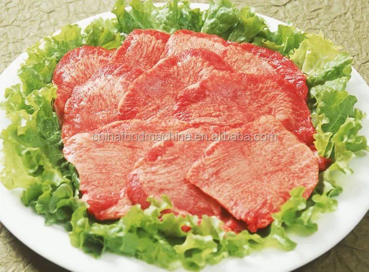 Frozen Beef Lamb Roll Slicer Stainless Steel Automatic Frozen Meat Slicing Machine Meat Cutting Machine manufacture