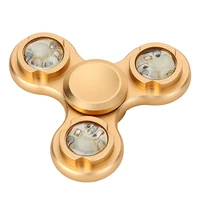 Metal Fidget Finger Tri Spinner Focus
