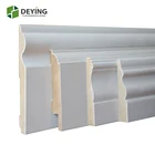 MDF Baseboard / White primed base molding / skirting board