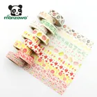 Manzawa Bright Color Handcraft Candy Strawberry Food Pattern Assorted Washi Tape For Home Diy Masking Decoration Party Gift