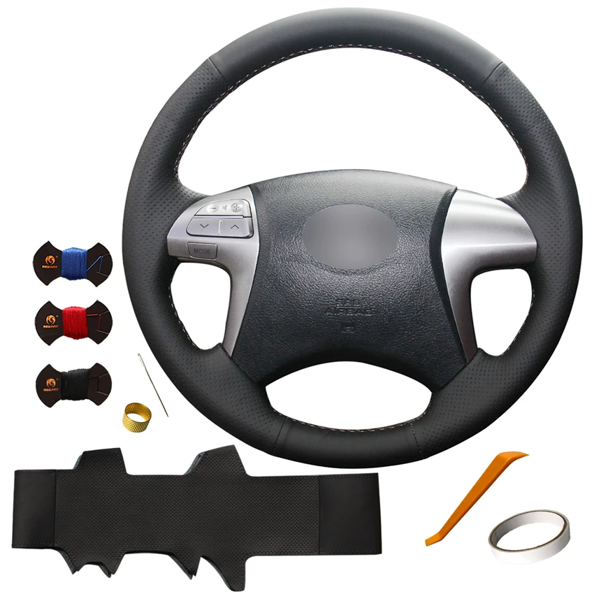 Hand Sewing PU Leather Black DIY Steering Wheel Cover For Toyota Highlander Camry 2007 2008 2009 2010 2011 2012 2013 2014
Hand Sewing PU Leather Black DIY Steering Wheel Cover For Toyota Highlander Camry 2007 2008 2009 2010 2011 2012 2013 2014