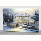 Home Decor Vintage 100% Polyester Art Supplies stretch canvas scenery printing For Oil Painting Pictures