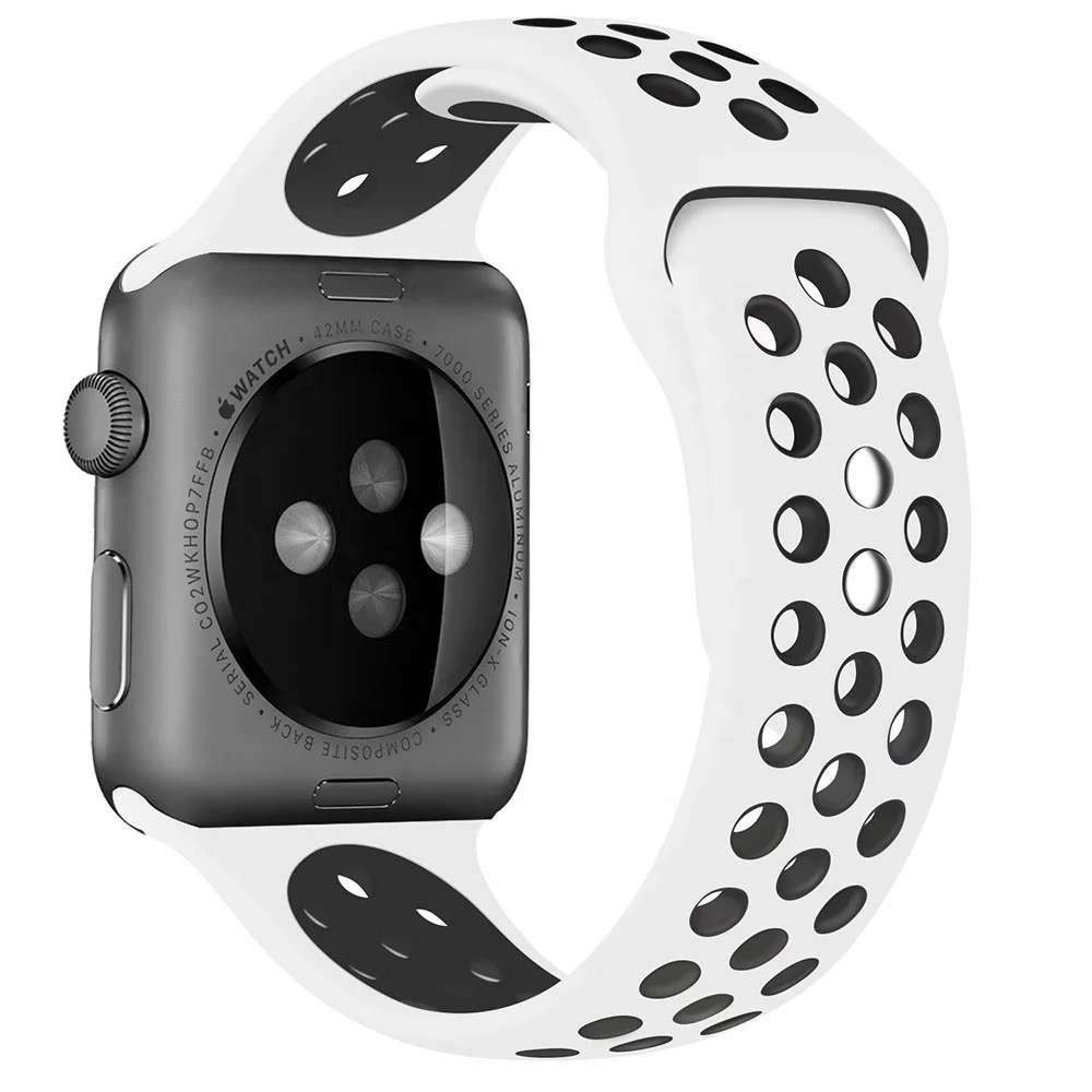 Tschick For Apple Watch Bands 38/40mm 42/44mm Sports Silicone Replacement Wristband Strap For iWatch Apple Watch Series 4/3/2/1, Multi-color optional or customized
Tschick For Apple Watch Bands 38/40mm 42/44mm Sports Silicone Replacement Wristband Strap For iWatch Apple Watch Series 4/3/2/1, Multi-color optional or customized