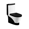 Chaozhou Elongated Dual Flush Wc Toilet Bowl Black