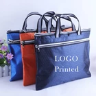 A4 portable canvas bag customized portfolio portfolio meeting training can print logo print advertising
