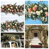 LFB562 high quality artificial silk wedding flower garland in different colors