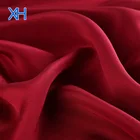 Hot Sale Red Silk Fabric for Sale Crepe de Chine fabric
