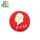 China custom brass hard enamel club badge for caps
