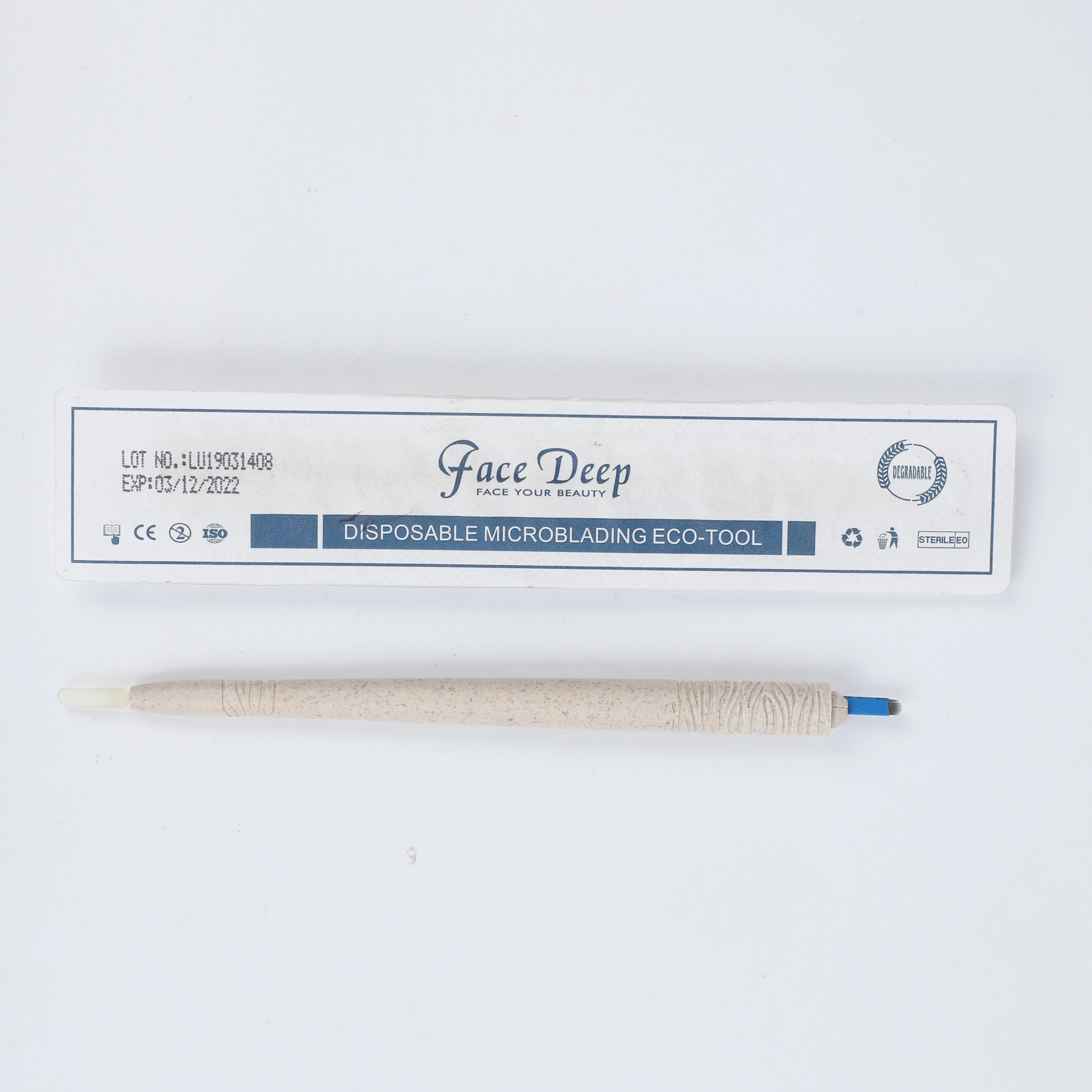NEW ARRIVAL BIODEGRADABLE DISPOSABLE MICROBLADING PEN PERMANENT MAKEUP ECO-HOLDER, White
NEW ARRIVAL BIODEGRADABLE DISPOSABLE MICROBLADING PEN PERMANENT MAKEUP ECO-HOLDER, White