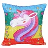 Fashion New Reversible Mermaid Sequin Animal Unicorn Pillow Case Home Decorative Color Change 18x18'' Unicorn Cushion Cover